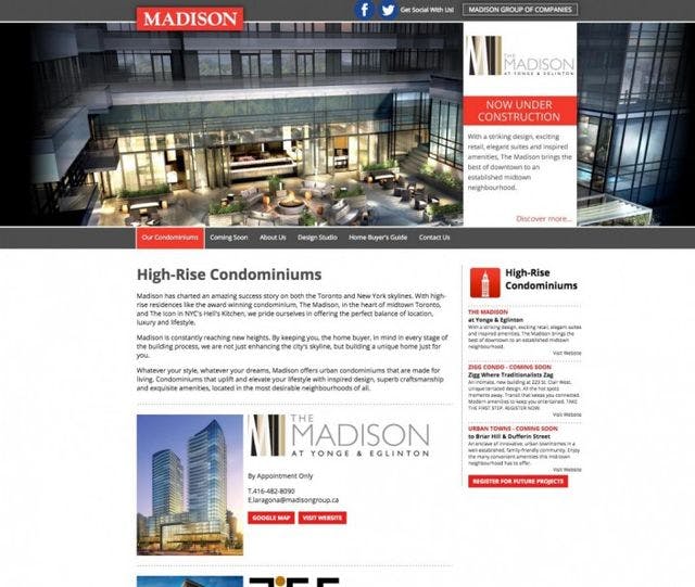 WebfaceMedia Project - responsive-web: Madison Homes